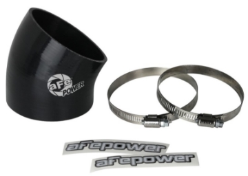 Picture of aFe MagnumFORCE Air Intake System Spare Parts Kit 3-1-2in ID x 30 Deg- Silicone Elbow Coupler -Black