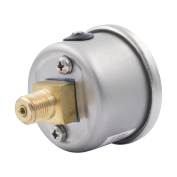 Picture of Autometer AutoGage 1-5in Liquid Filled Mechanical 0-2000 PSI Fuel Pressure Gauge - White