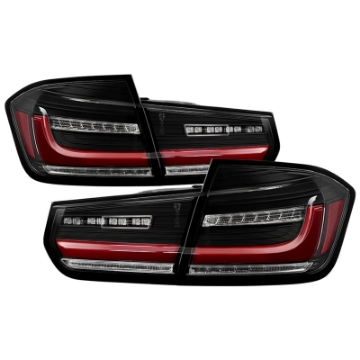 Picture of Spyder BMW 3 Series F30 2012-2018 Full LED Tail Lights ALT-YD-BMWF3012-SEQ-BK Black WONT FIT X3