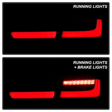 Picture of Spyder BMW 3 Series F30 2012-2018 Full LED Tail Lights ALT-YD-BMWF3012-SEQ-BSM - Black Smoke