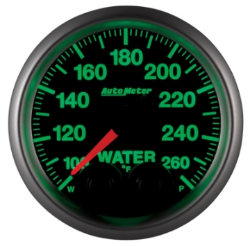 Picture of Autometer Elite Nascar 2-1-16in 100-260 Deg- F Water Temp- w- Peak and Warn Gauge w- Pro-Control