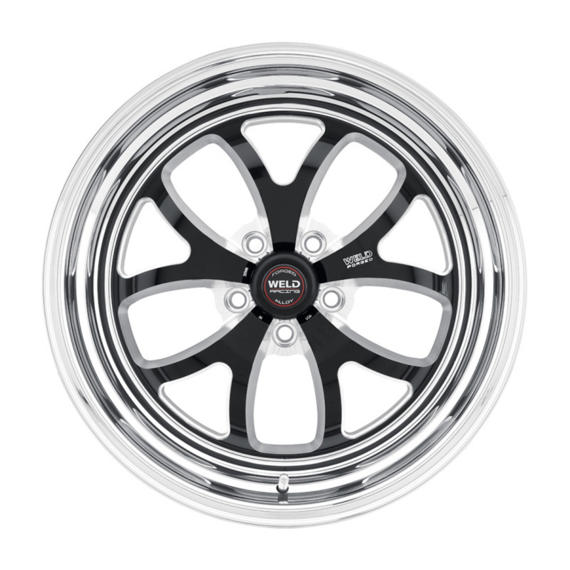 Picture of Weld S76 15x10 - 5x120 BP - 7-5in- BS Black Wheel Medium Pad - Non-Beadlock