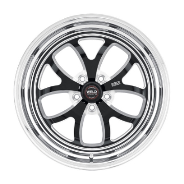 Picture of Weld S76 15x10 - 5x120 BP - 7-5in- BS Black Wheel Medium Pad - Non-Beadlock