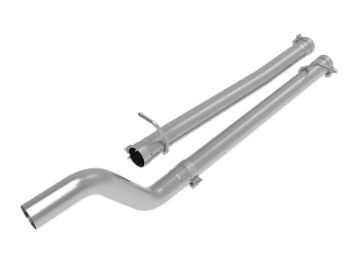 Picture of aFe Vulcan Series 3in 304 Stainless Steel Muffler Delete Pipe 2021 Ram 1500 TRX V8-6-2L sc