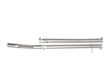 Picture of aFe Vulcan Series 3in 304 Stainless Steel Muffler Delete Pipe 2021 Ram 1500 TRX V8-6-2L sc
