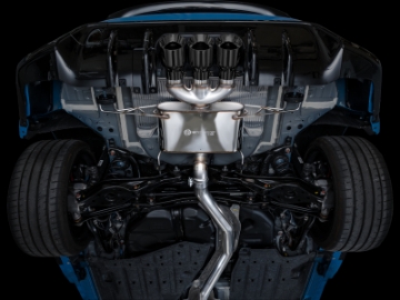 Picture of AWE Tuning 2023 Honda Civic Type R FL5 Touring Edition Exhaust w- Triple Diamond Black Tips