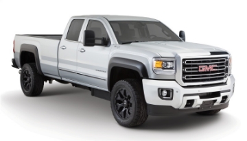 Picture of Bushwacker 20-21 GMC Sierra 2500HD Extend-A-Fender Style Flares Front 4pc - Black