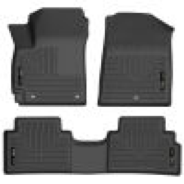 Picture of Husky Liners 20-21 Kia Soul Weatherbeater Series Front & 2nd Seat Floor Liners - Black