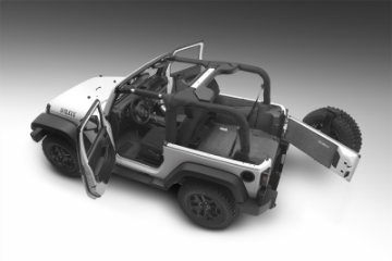 Picture of BedRug 2018+ Jeep JL 2Dr Front 2 Pc Floor Kit Incl Heat Shields