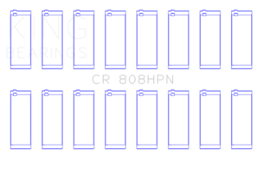 Picture of King Engine Bearings Chevrolet BBC 369-502 Gen IV-V-VI Size STDX Connecting Rod Bearing Set