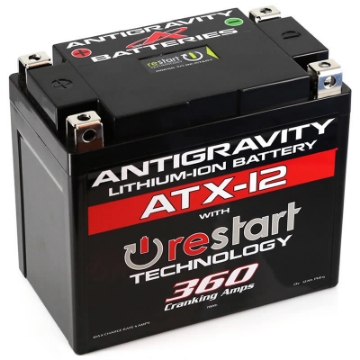 Picture of Antigravity YTX12 Lithium Battery w-Re-Start
