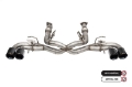 Picture of Corsa 2020-2025 Chevrolet Corvette C8 RWD 3in Valved Cat-Back Delete w- NPP w-4-5in CF Black PVDTips
