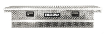 Picture of Tradesman Aluminum Economy Cross Bed Truck Tool Box 70in--Front Opening - Brite