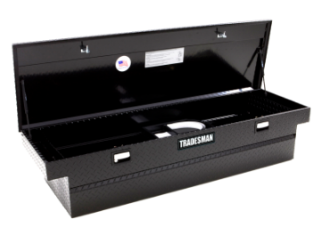 Picture of Tradesman Aluminum Single Lid Cross Bed Truck Tool Box 63in- - Black