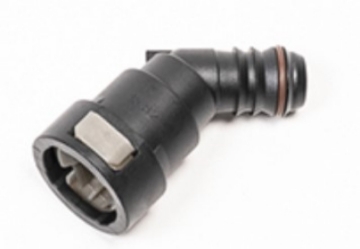 Picture of Radium 16mm SAE Female to 45deg 5-8in Barb