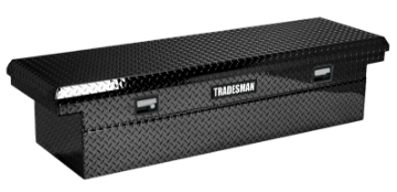 Picture of Tradesman Aluminum Single Lid Cross Bed Low-Profile Truck Tool Box 70in- - Black