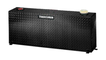 Picture of Tradesman Aluminum L-Shape Liquid Storage Tank 80 Gallon Capacity - Black