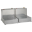 Picture of Tradesman Aluminum Twin L-Shape Liquid Storage Tank 96 Gallon Capacity - Brite