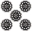 Picture of Ford Racing 21-23 Bronco 17x8-0 Wheel Kit - Machined Face