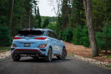 Picture of MBRP 22-23 Hyundai Kona N 2-0L Turbo 3in Cat Back Dual Rear with Carbon Fiber Tips - T304