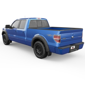 Picture of EGR 09-14 Ford F150 67in - 78-8in Bed Baseline Bolt-Style Fender Flares Set of 4 - Textured Black