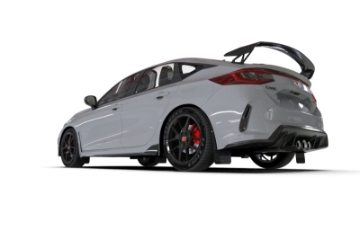 Picture of Rally Armor 23-26 Honda Civic Type R Black Mud Flap Grey Logo