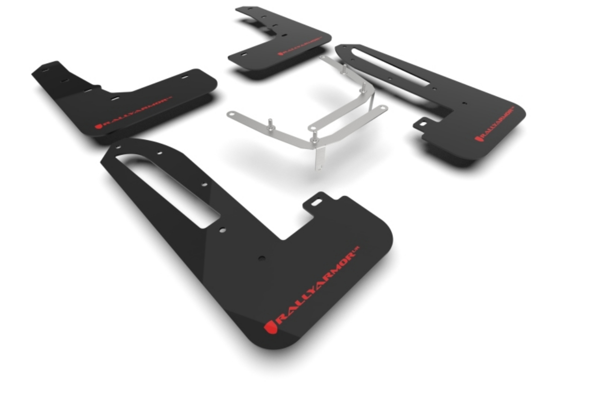 Picture of Rally Armor 23-26 Honda Civic Type R Black Mud Flap Red Logo