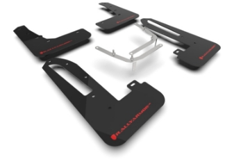 Picture of Rally Armor 23-26 Honda Civic Type R Black Mud Flap Red Logo