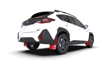 Picture of Rally Armor 24-26 Subaru Crosstrek Red UR Mud Flap White Logo