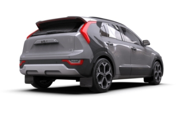 Picture of Rally Armor 23-25 Kia Niro SG2 Black UR Mud Flap Dark Grey Logo