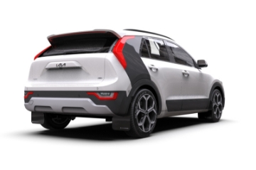 Picture of Rally Armor 23-25 Kia Niro SG2 Black UR Mud Flap White Logo