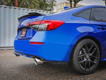 Picture of aFe 22-23 Honda Civic Si L4 1-5L t Takeda 2-5in to 3in 304 SS Cat-Back Exhaust w- Polished Tips