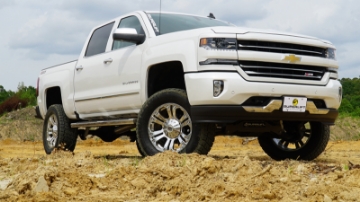 Picture of Superlift 14-18 GMC Sierra 1500 4WD 6-5in Lift Kit w- Alum Cntrl Arms Fox Front Coilover & 2-0 Rear