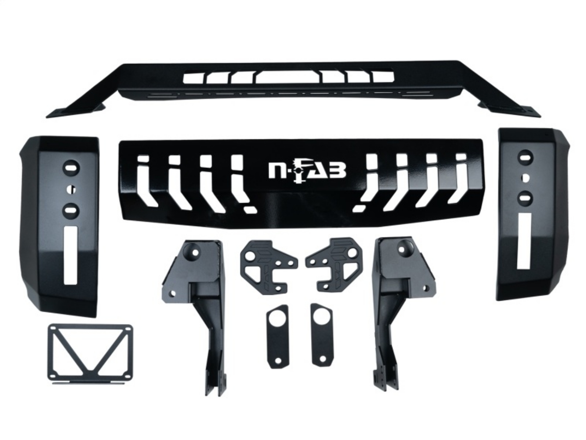 Picture of N-Fab HVM Bull Bar 14-21 Toyota Tundra - Tex- Black
