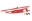 Picture of UMI Performance 82-02 GM F-Body Weld In Mild Steel Torque Arm Straight Crossmember - Red