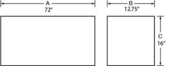 Picture of Tradesman Steel Top Mount Truck Tool Box 72in- - White