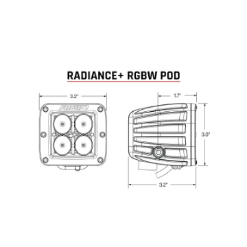 Picture of Rigid Industries Radiance+ Pod RGBW - Pair