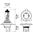 Picture of Hella H4 24V 75-70W P43t T4-625 Halogen Bulb