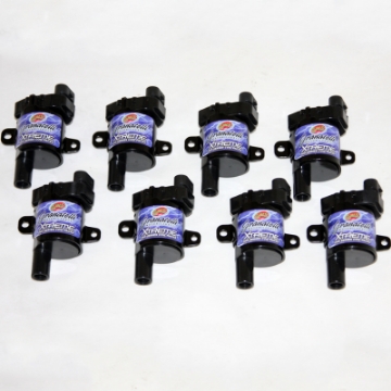 Picture of Granatelli 97-12 GM LS 4-8L-5-3L Trucks-SUV Cylindrical Pro Series Xtreme Coil Packs