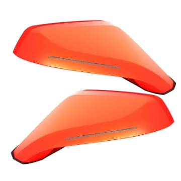 Picture of Oracle 10-15 Chevy Camaro Concept Side Mirrors - Dual Intensity - Inferno Orange GCR