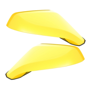 Picture of Oracle 10-15 Chevy Camaro Concept Side Mirrors - Ghosted - Dual Intensity - Lemon Peel Yellow G7D