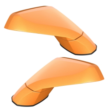 Picture of Oracle 05-13 Chevy Corvette C6 Concept Side Mirrors - Ghosted - Atomic Orange 418P