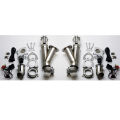 Picture of Granatelli 2-5in Aluminized Mild Steel Electronic Dual Exhaust Cutout System w-Slip Fit & Band Clamp