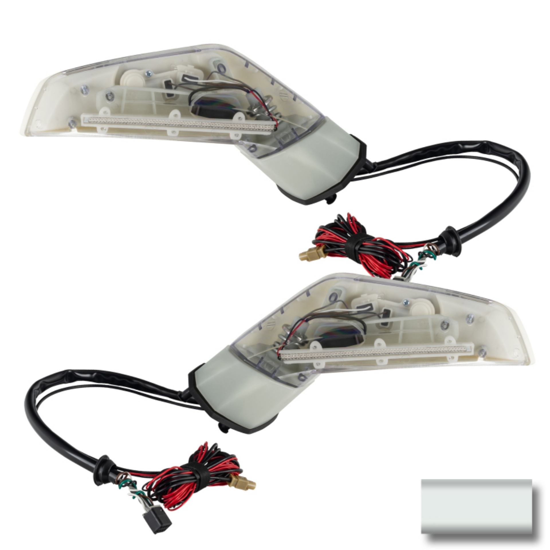 Picture of Oracle 05-13 Chevy Corvette C6 XM Concept Side Mirrors - Ghosted - Sky Gray Metallic 83U