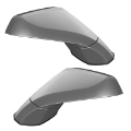 Picture of Oracle 05-13 Chevy Corvette C6 XM Concept Side Mirrors - Ghosted - Sky Gray Metallic 83U