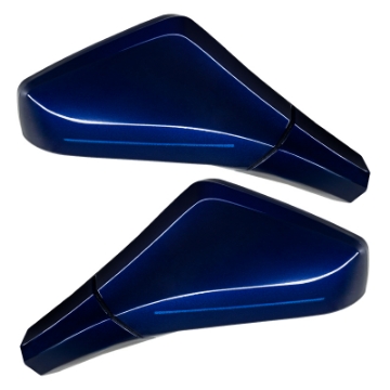 Picture of Oracle 05-13 Chevy Corvette C6 XM Concept Side Mirrors - Ghosted - Le Mans Blue 933L