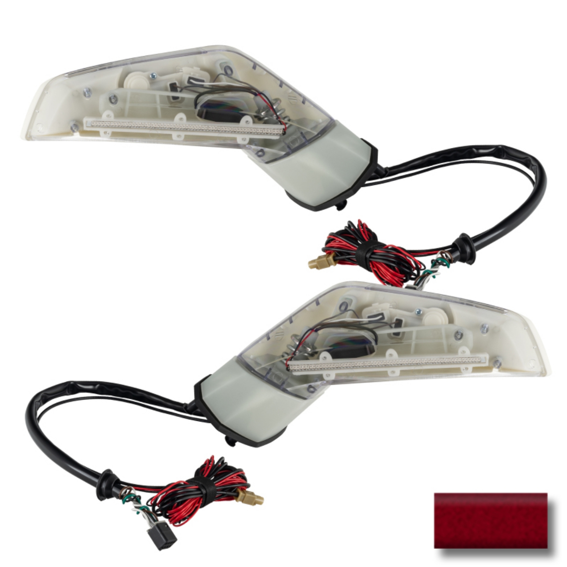 Picture of Oracle 05-13 Chevy Corvette C6 XM Concept Side Mirrors - Crystal Claret Tintcoat GBE