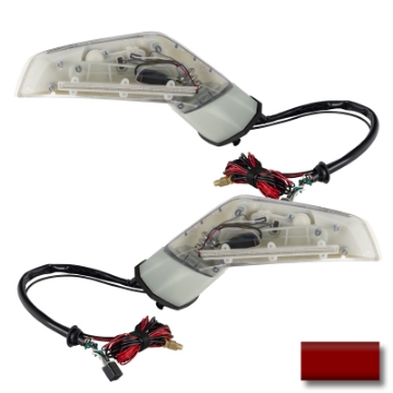 Picture of Oracle 05-13 Chevy Corvette C6 XM Concept Side Mirrors - Ghosted - Victory Red GCN