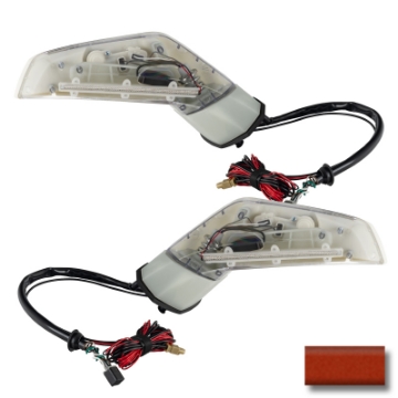 Picture of Oracle 05-13 Chevy Corvette C6 XM Concept Side Mirrors - Inferno Orange Metallic GCR