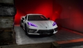 Picture of Oracle 20-21 Chevy Corvette C8 RGB+A Headlight DRL Upgrade Kit - ColorSHIFT 2
